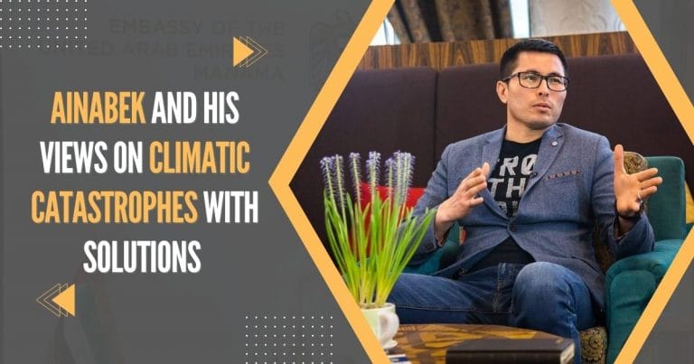 Altay Ainabek climate catastrophes solution