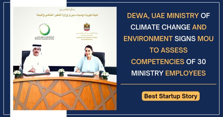 DEWA, UAE Ministry of Climate Change and Environment Signs MoU