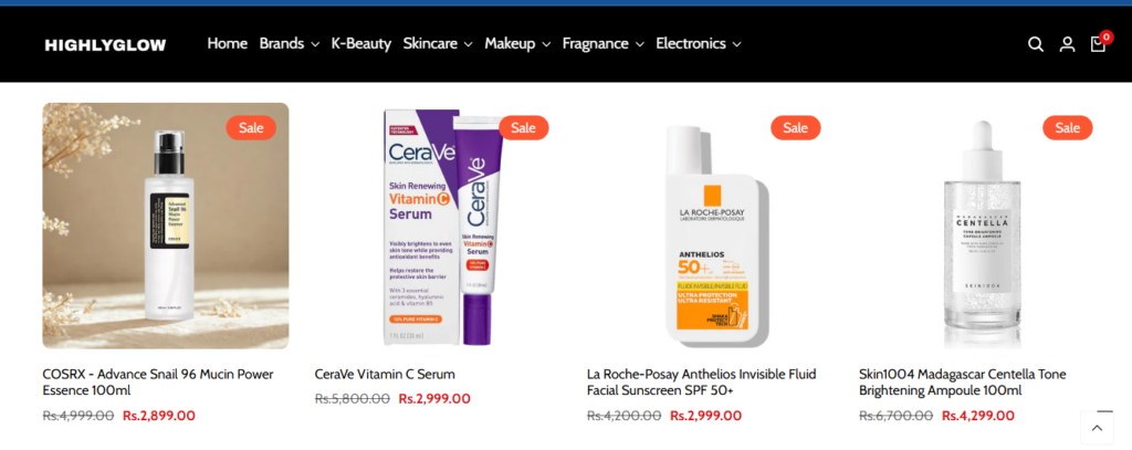 HighlyGlow - skin care products