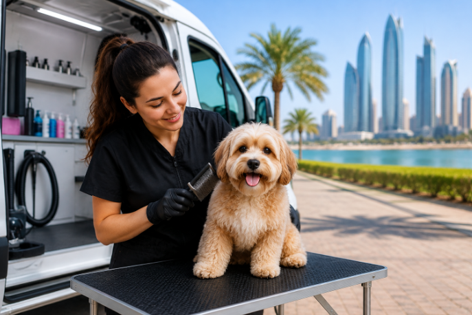 mobile pet grooming abu dhabi